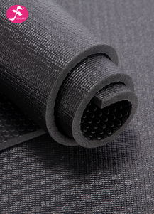 PVC高密度防滑瑜伽垫 黑色 183 61 0.6CM 一梵